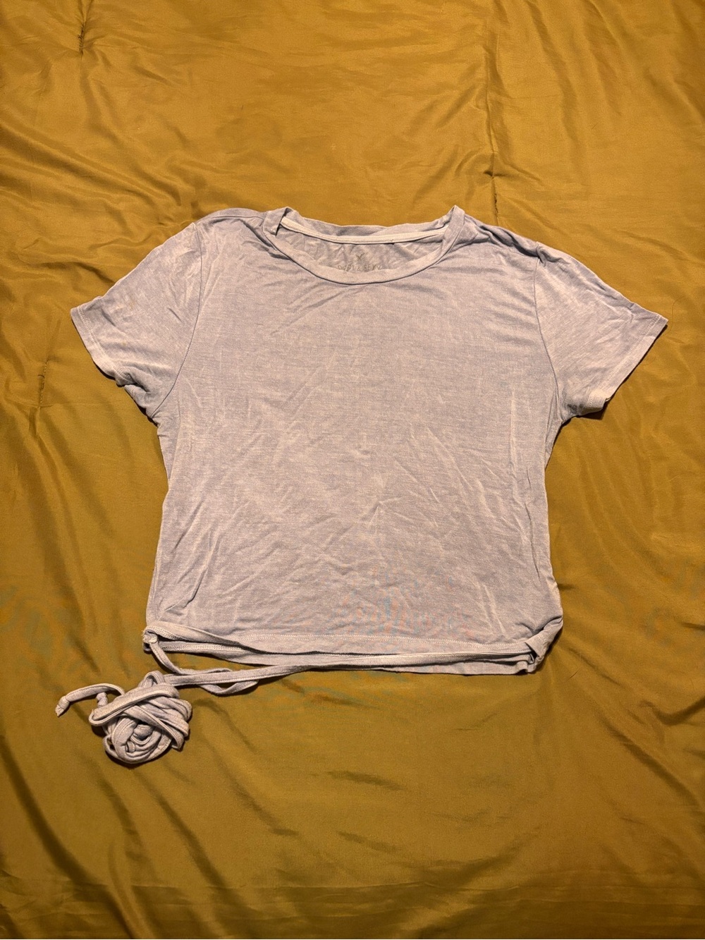 American Eagle Outfitters Light Lavender Short Sleeve Tee